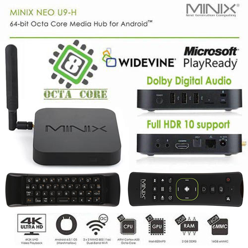 MINIX NEO U9-H TV Box with Android S912 Octa Core | Android TV